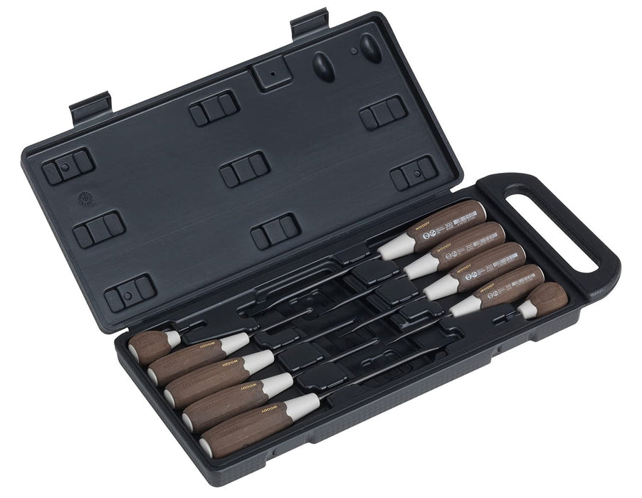 Vessel Woody Driver Set of 10 with Non-Slip Grip and Case - Model 3010Ps-Kiichin - The #1 Place for Japanese Goods in Your Hand!