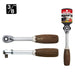 Vessel Woody Ratchet Drive Handle Non-Slip Grip 3/8 Inch (9.5mm) HRH3-W-Kiichin - The #1 Place for Japanese Goods in Your Hand!