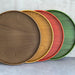 Yamaya Lacquerware Shop Marron Brown Round Wood Tray - 4 Colors Magewappa-Kiichin - The #1 Place for Japanese Goods in Your Hand!