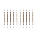 Zebra Sarasa Select Brown Ballpoint Pen Refill 0.4 Lead 10 Pieces Pack-Kiichin - The #1 Place for Japanese Goods in Your Hand!