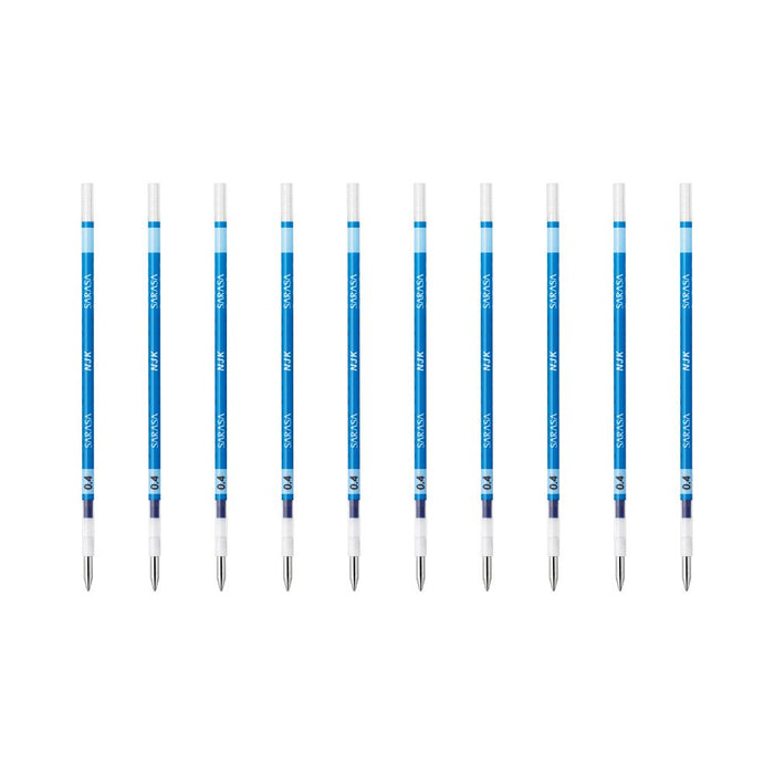 Zebra Sarasa Select 0.4 Cobalt Blue Ballpoint Pen Refill Pack of 10-Kiichin - The #1 Place for Japanese Goods in Your Hand!