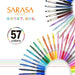 Zebra Sarasa Clip Orange Gel Ballpoint Pen 0.5mm Pack of 5-Kiichin - The #1 Place for Japanese Goods in Your Hand!