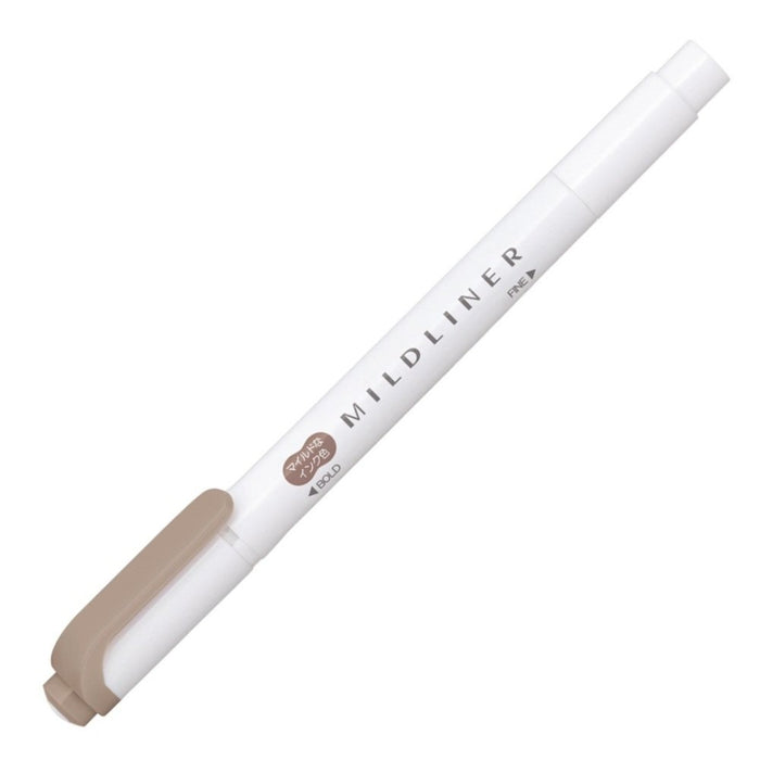 Zebra Brown Mild Liner Highlighter 10 Piece Pack - B-Wkt7-Me Model-Kiichin - The #1 Place for Japanese Goods in Your Hand!
