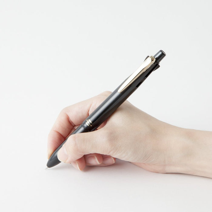 Zebra 4-Color Multi-Function Pen with Sharp Clip - B4Sa6-Fgr Formal Gray 3000 Series-Kiichin - The #1 Place for Japanese Goods in Your Hand!