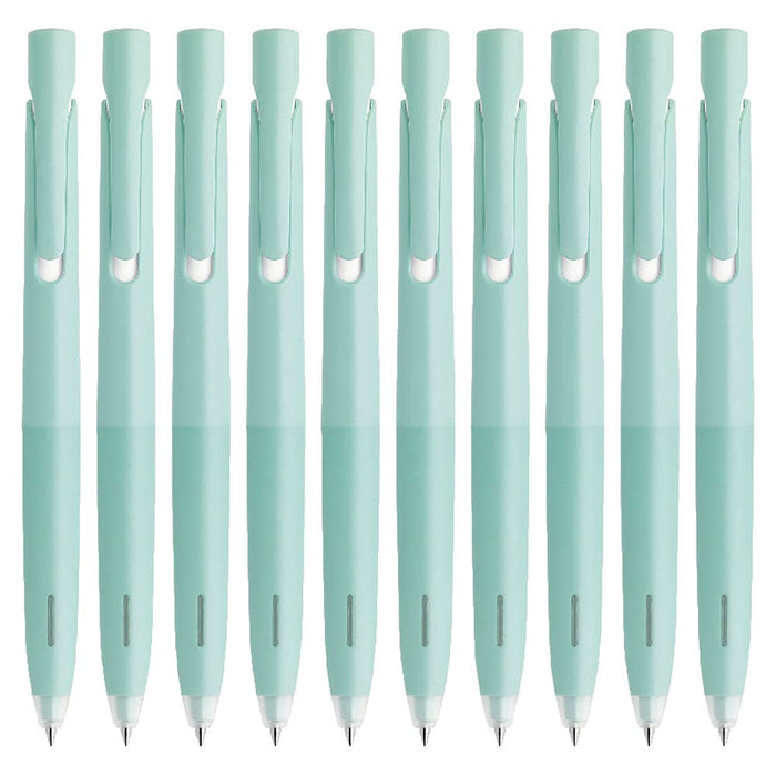 Zebra Bren 0.5mm Ballpoint Pen with Black Ink Mint Green Barrel - Pack of 10-Kiichin - The #1 Place for Japanese Goods in Your Hand!