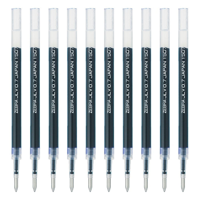 Zebra Sarasa Dry Gel Ballpoint Pen Refill JLV-0.7 Blue Lead 10-Pack-Kiichin - The #1 Place for Japanese Goods in Your Hand!