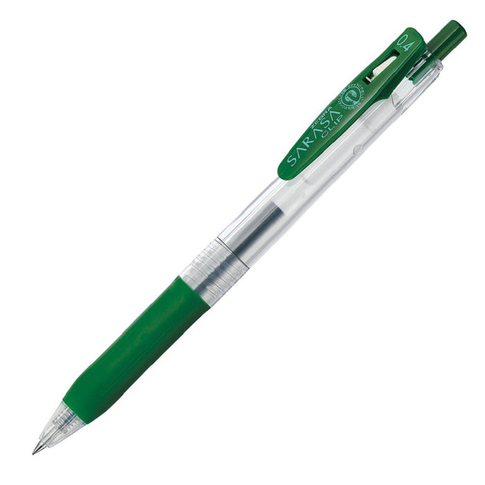 Zebra Sarasa Clip 0.4 Viridian Gel Ballpoint Pen Pack of 10 B-Jjs15-Vir-Kiichin - The #1 Place for Japanese Goods in Your Hand!