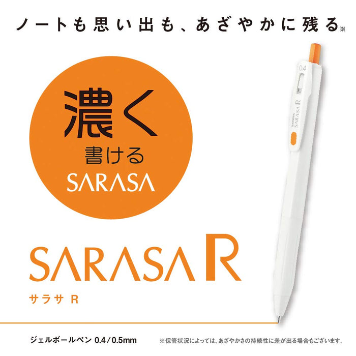 Zebra Sarasa R Gel Ballpoint Pen 0.4mm Set of 10 Pink-Kiichin - The #1 Place for Japanese Goods in Your Hand!