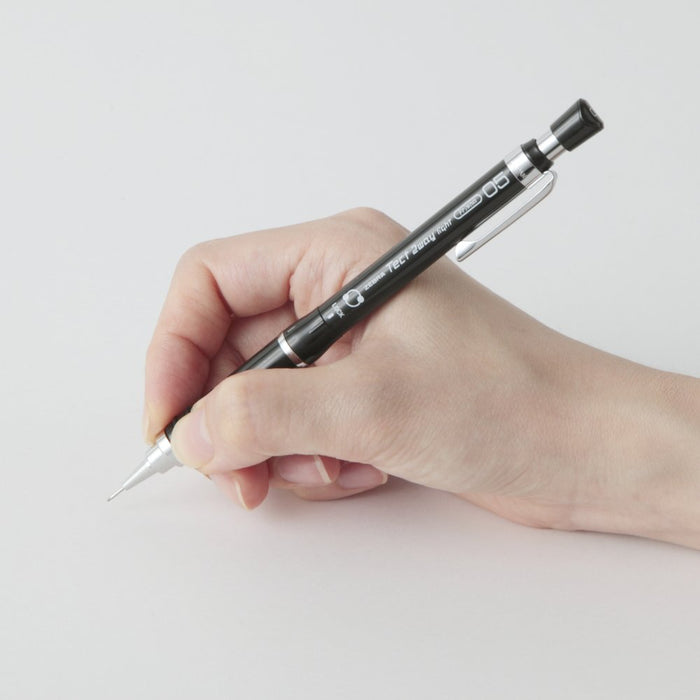 Zebra Tect Two Way Light Pure Black 0.5 Mechanical Pencil 10-Pack-Kiichin - The #1 Place for Japanese Goods in Your Hand!