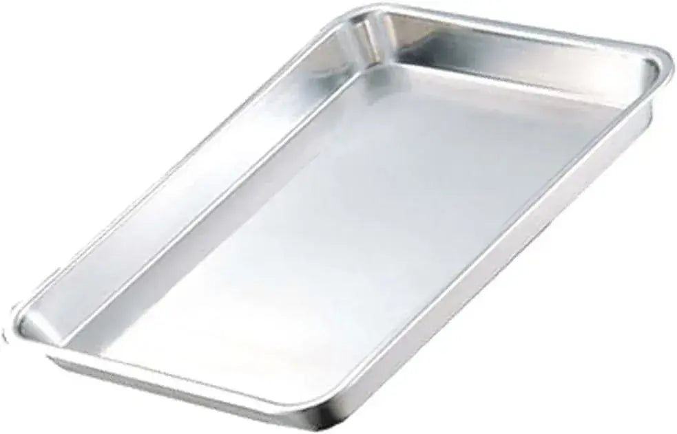 AS ONE AG 18-8 Stainless Steel Shallow Rectangular Baking Pan - 40.5x29x3.9cm - 4560127491250