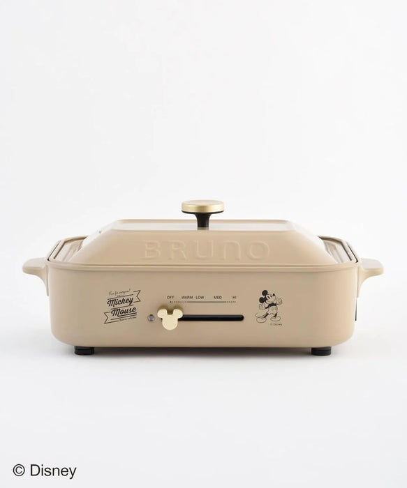 Bruno Disney Compact Hot Plate with 3 Plates Takoyaki Pot