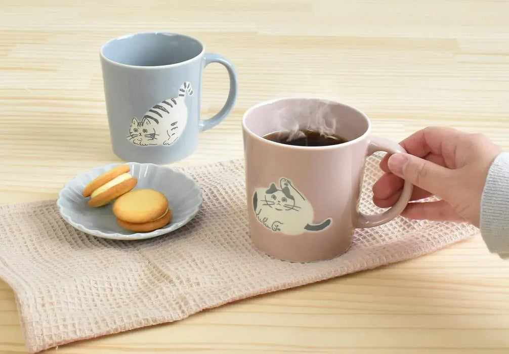 Ippinsha ChacoChaco Mug 10.1 fl oz Blue Durable Ceramic Cup