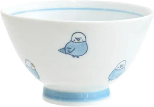 Ippinsha Corottori Rice Bowl Blue 4.3 x 2.6 Inches Ceramic