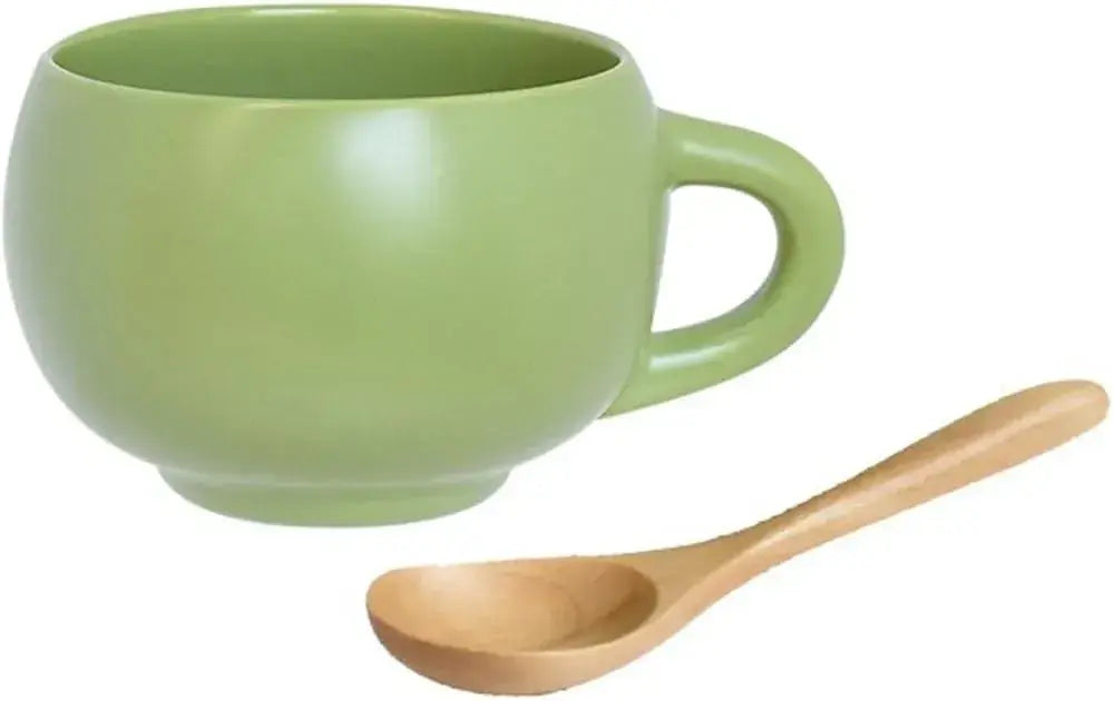 Ippinsha Gikojinsha Maru Soup Mug Set - Light Green - 4536818460577