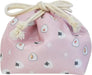 Ippinsha Gyutto Onigiri-san Lunch Cloth Bento Gift - Pink - 4536818480391
