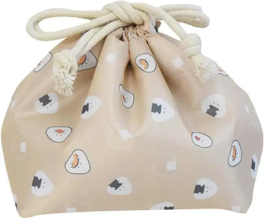 Ippinsha Gyutto Onigiri-san Lunch Cloth Bento Gift - 2 Beige - 4536818480384