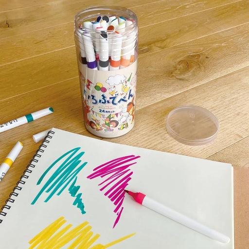 Kokuyo Irofude Water Based Brush Pen Set