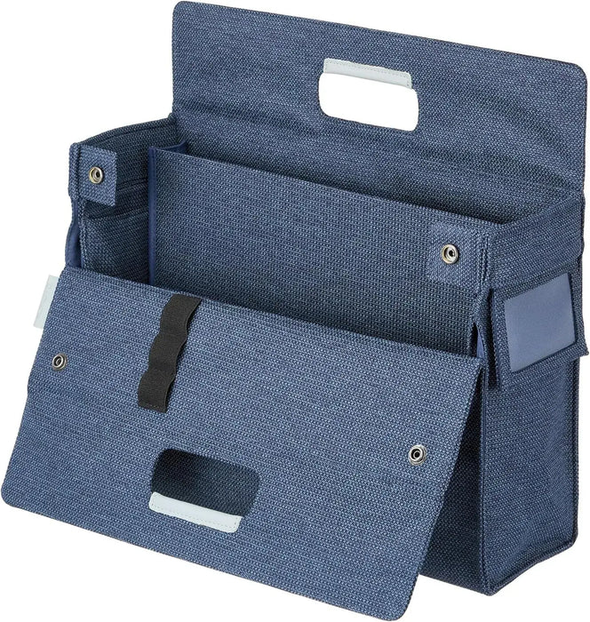 Kokuyo Mobile Bag mo baco Portable Carrying Case - Navy-Knit Fabric - 4901480387079