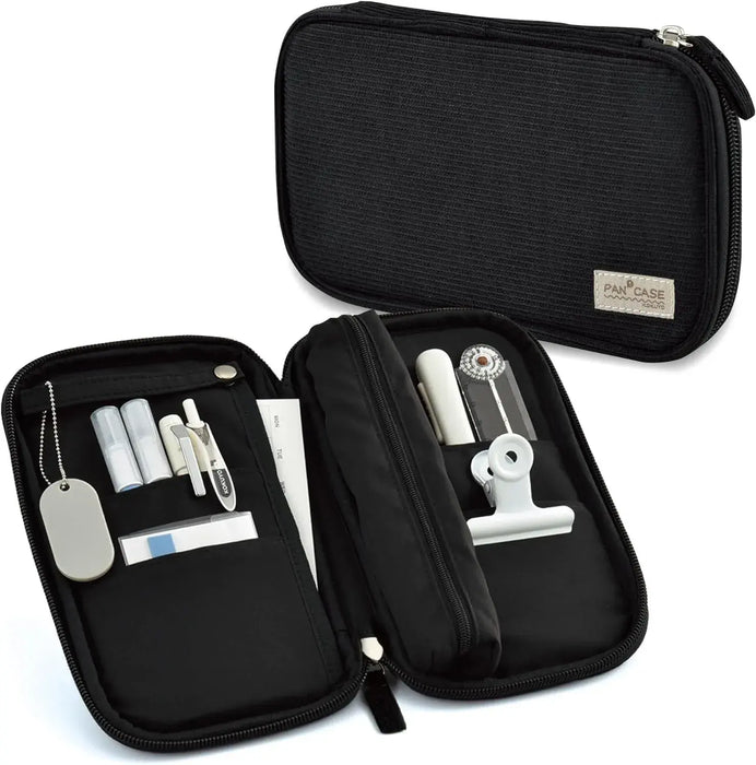 Kokuyo Pencil Case Pouch Carrier Bag - Black - 4901480398204