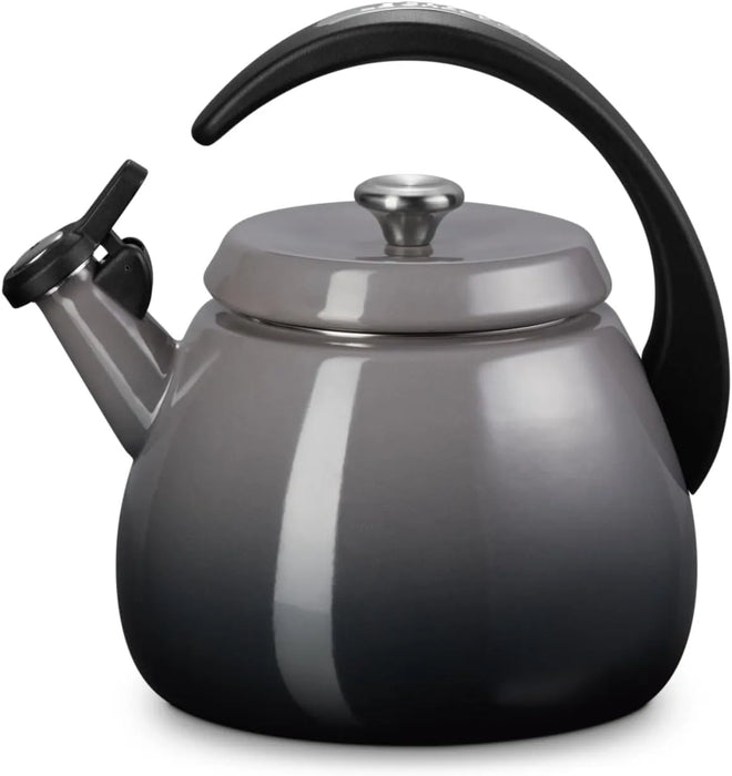 Le Creuset Crochet Kettle 0.7 Gal Flint Gas and Induction Compatible Le Creuset