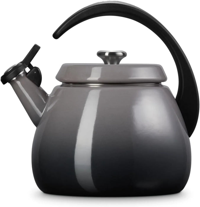 Le Creuset Crochet Kettle 0.7 Gal Flint Gas and Induction Compatible Le Creuset
