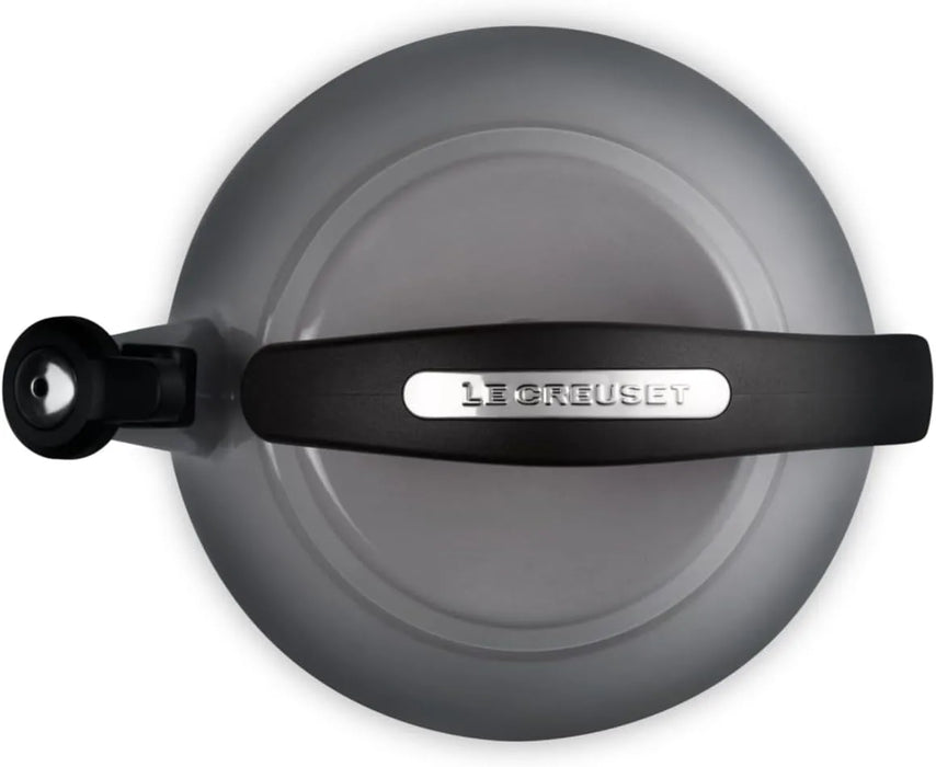 Le Creuset Crochet Kettle 0.7 Gal Flint Gas and Induction Compatible Le Creuset