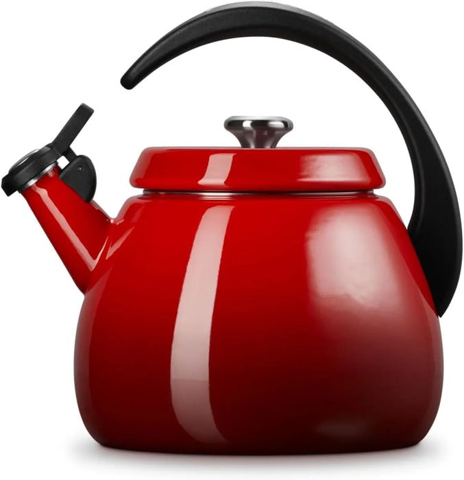 Le Creuset Crochet Kettle 0.7 Gallon Cherry Red Gas Induction Compatible Le Creuset