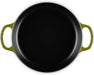 Le Creuset Enamel Cast Iron Signature Everyday Pan 11 Inch Olive Le Creuset