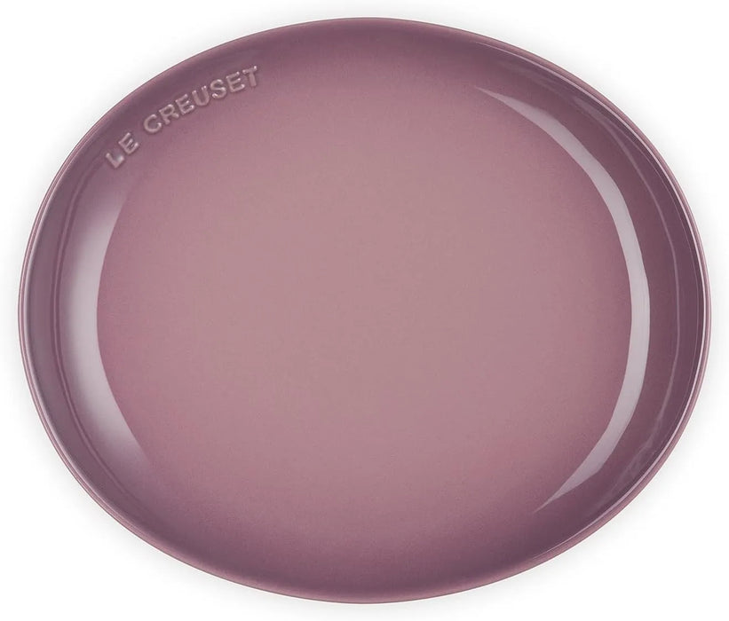 Le Creuset Flora Plate 9.4 Inch Mauve Pink Heat and Cold Resistant Le Creuset
