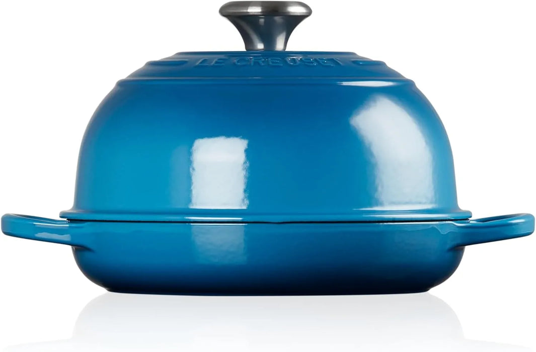 Le Creuset Signature Enamel Cast Iron Oven Pan with Lid 1.75 Quart Marseille Le Creuset