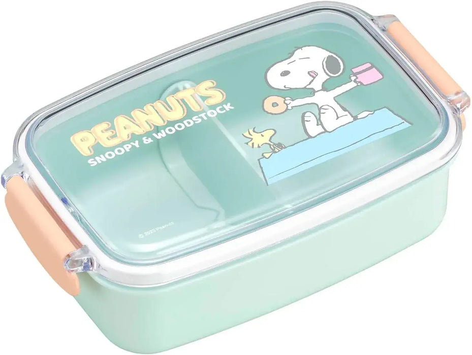 OSK Snoopy Dessert Container Made in Japan Microwave Safe Nesting - Lunch Box with Divider - 4970825143045