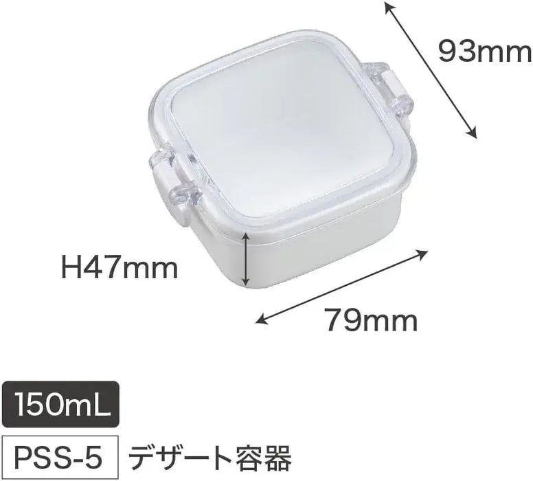 OSK Snoopy Dessert Container Made in Japan Microwave Safe Nesting