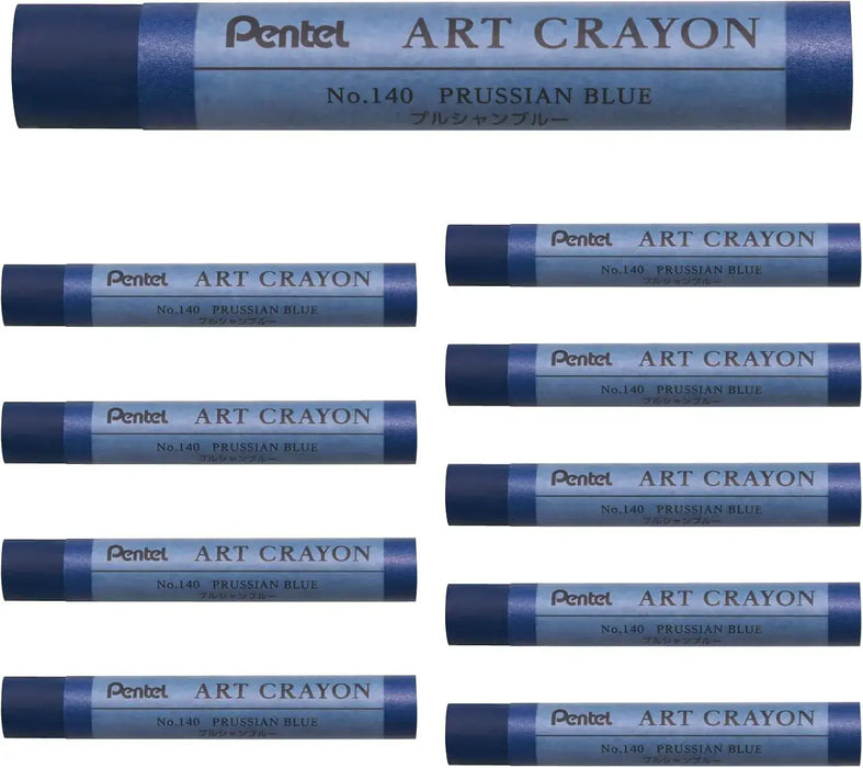 Pentel PTAC Art Crayons Creative Drawing Supplies - Prussian Blue - 4902506426659