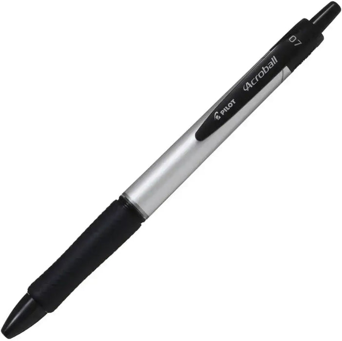 Pilot BAB150FT10MR Oil Based Ballpoint Pen Acro Ball T Series - Silver - 4902505573750