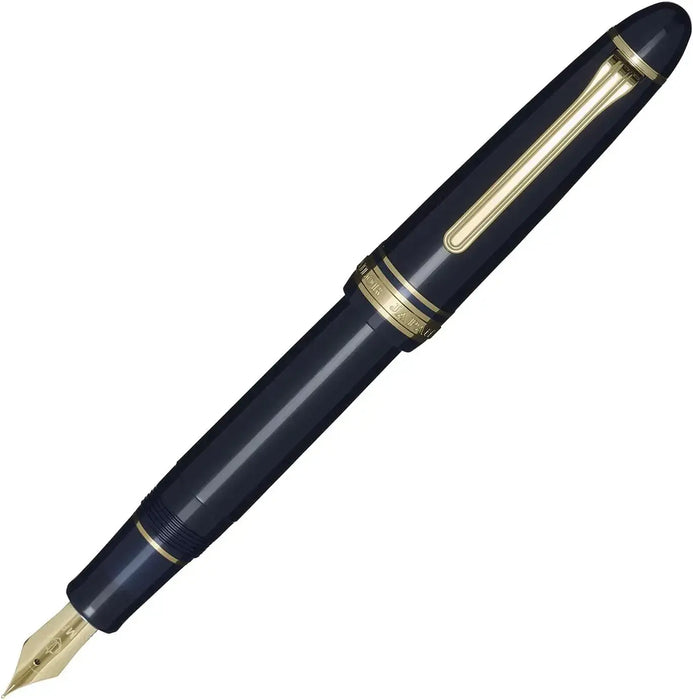 Sailor Profit Casual L Basis Gold Trim Fountain Pen Japan Fine Nib - Blue Chinese - 4901680611691