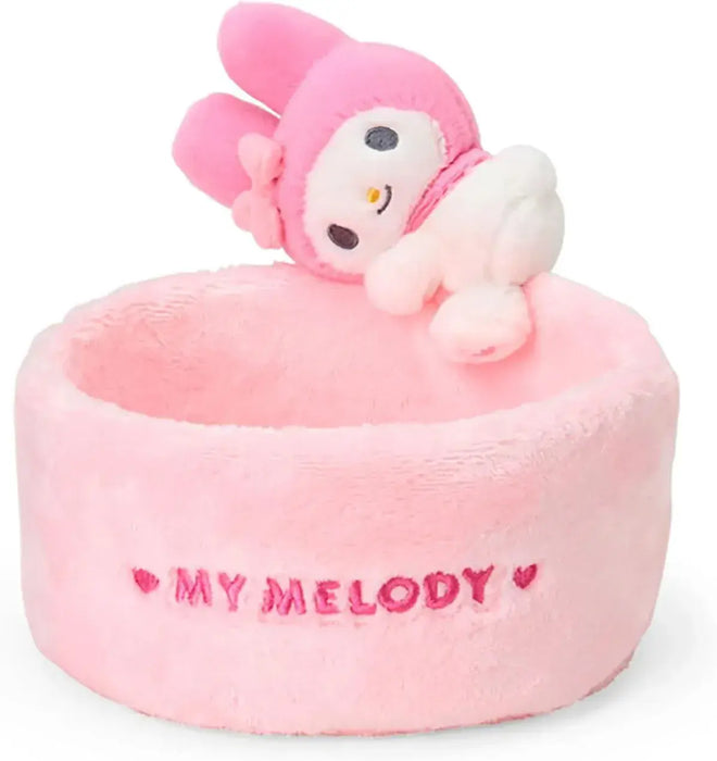 Sanrio Mascot Storage Box Round Kuromi - Pink - 4550624315173
