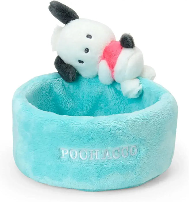 Sanrio Mascot Storage Box Round Kuromi - White - 4550624315289