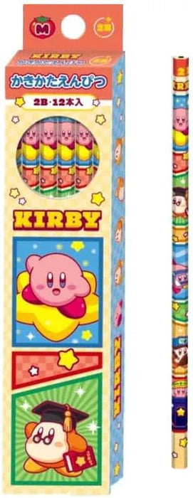 Showa Note Kirby Star 2B Pencils Hexagonal 12 Pieces Back to School