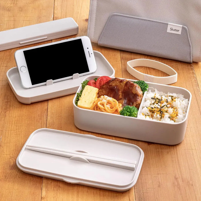 Skater Bento Box with Smartphone Stand Microwave Dishwasher Safe