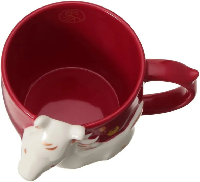 Starbucks New Year Bear Mug 12oz Zodiac Horse Noon Design