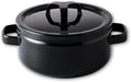 Takumi Japan Double-Handled Enameled Cast Iron Pot IH Compatible - Black 20cm - 4977618116408