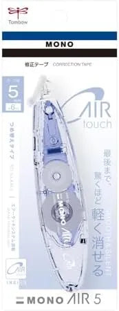 Tombow Mono Air Pen Refill Correction Tape 0.2 Inch Hydrangea Color Tombow