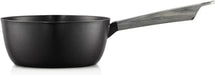 Vermicular Yukihira Cast Enamel Snow Flat Pot Japanese Cookware - 16cm Matte Black - 4582693929401
