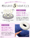 The Heart Navy Donut Cushion for Postpartum Hemorrhoids and Episiotomy Recovery-Kiichin - The #1 Place for Japanese Goods in Your Hand!