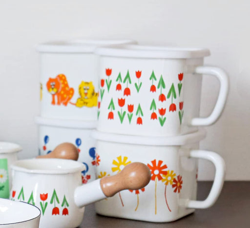 Tamahashi Adr-31 Retro Multi Square Pot Alice-Kiichin - The #1 Place for Japanese Goods in Your Hand!