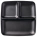 Aito Seisakusho Antibacterial Lunch Plate Dish Light Unbreakable Deep 23cm Divider Matte Black Microwave Dishwasher Safe Japan 266036-Kiichin - The #1 Place for Japanese Goods in Your Hand!