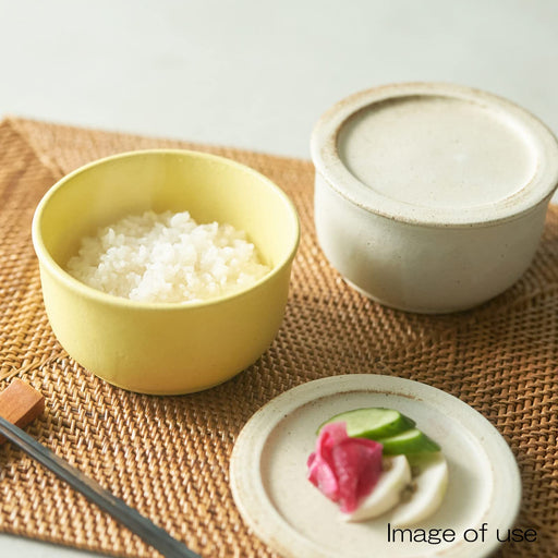 Aito Ohitsu Rice Container 0.5Cup Single Serving MW Dishwasher Safe Y Mino Ware Japan 111030 12.4Cm-Kiichin - The #1 Place for Japanese Goods in Your Hand!