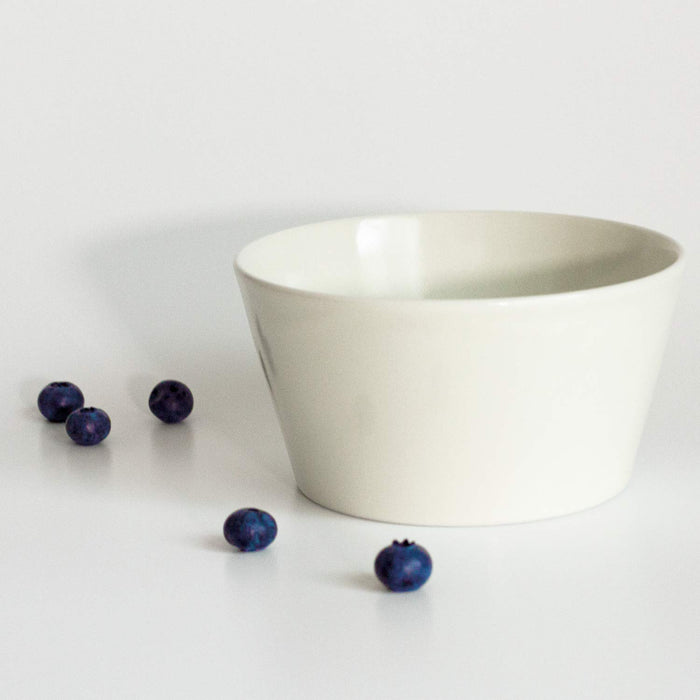 Aito Mino Ware 520138 Microwave Pack 14x7cm Bowl White Canister Lid Japan-Kiichin - The #1 Place for Japanese Goods in Your Hand!