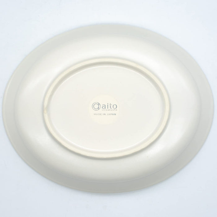 Aito Seisakusho Cullet Oval Curry Plate Pasta Bowl 24x19cm MW Dishwasher Safe 111108-Kiichin - The #1 Place for Japanese Goods in Your Hand!