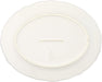 Aito Lien Oval Plate 25x20cm White Mino Ware Dishwasher/Microwave Safe Japan 267831-Kiichin - The #1 Place for Japanese Goods in Your Hand!